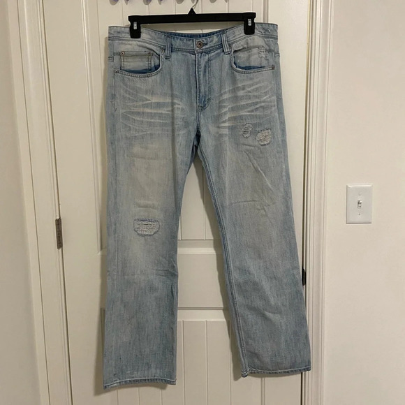 Buffalo‎ by David Bitton men’s straight light wash jeans — 36”W 32”L - Picture 1 of 10